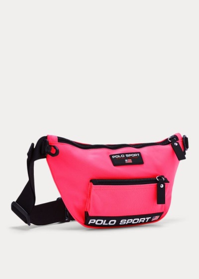 Bolsa Cinturon Polo Ralph Lauren Hombre Rosas - Polo Sport Nylon - RYCZP9053